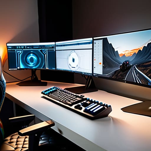 Differences between casual and professional gaming setups.