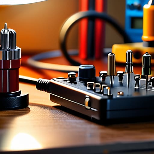 Essential tools for home electronics repair.