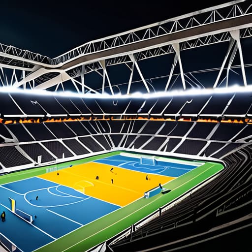 The evolution of massive stadium tournament venues.