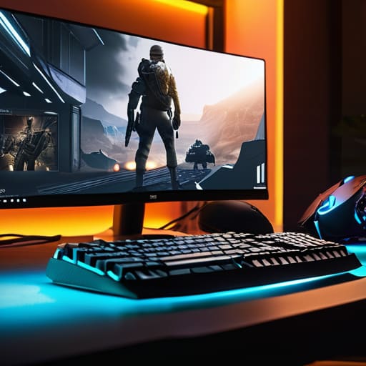 Monitors: Frames Over Aesthetics gaming setup.